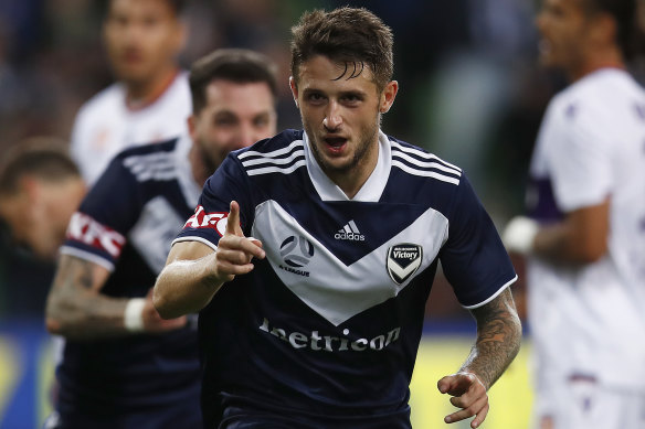 Jacob Brimmer scored twice late to deliver Melbourne Victory the win.