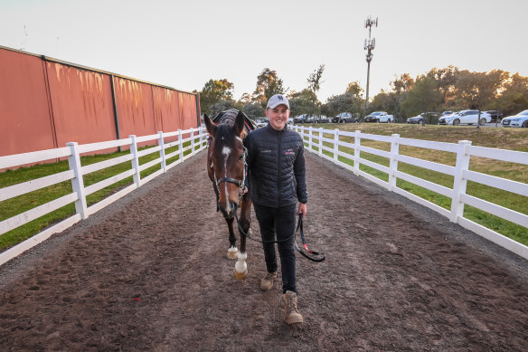 Ed Corstens fell in love with horses and racing during the pandemic lockdowns and it’s now a part of his life.