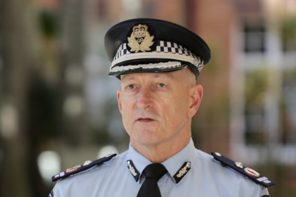 Queensland Police Deputy Commissioner Steve Gollschewski. 