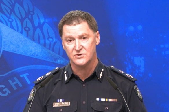 Victorian Chief Commissioner of Police, Shane Patton.