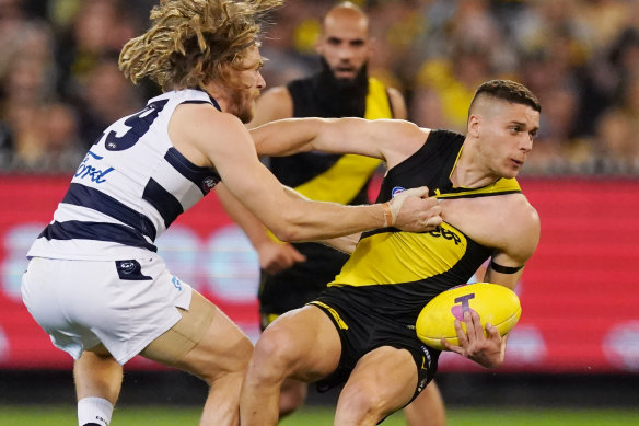 Hot form: Richmond's Dion Prestia.