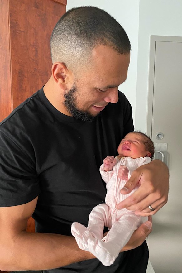 Will Chambers broke the NRL bubble to be at the birth of his child.