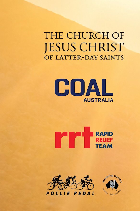 The Plymouth Brethren Christian Church’s charity, the Rapid Relief Team, is a sponsor of the Pollie Pedal bike ride.