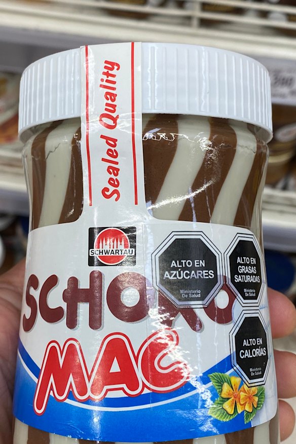 Chile’s warning labels.