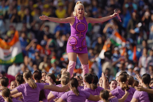 A packed MCG saw Australia win the T20 World Cup … and Katy Perry.