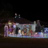 Jingle Street in Caboolture at night. 