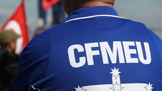 The CFMEU’s NSW branch joined Queensland in opposing government intervention in the scandal.