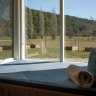 The Barn is a cosy space that sleeps four.