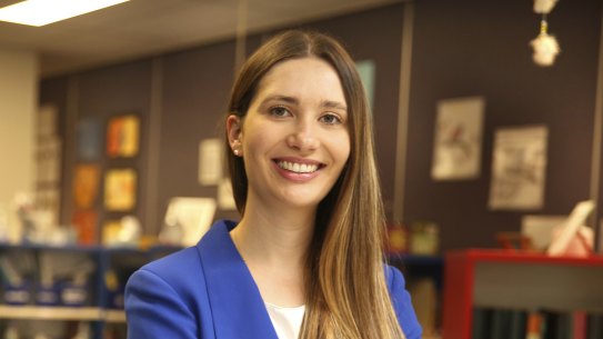 Katrina Colless works in policy for the Department of Education but was called back to the classroom due to staff shortages