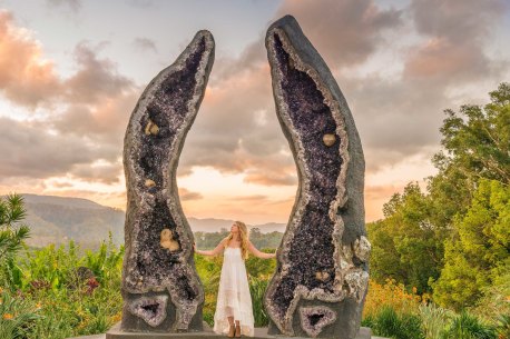 The Crystal Guardians in the Byron Bay hinterland are among the tallest crystals in the known world.