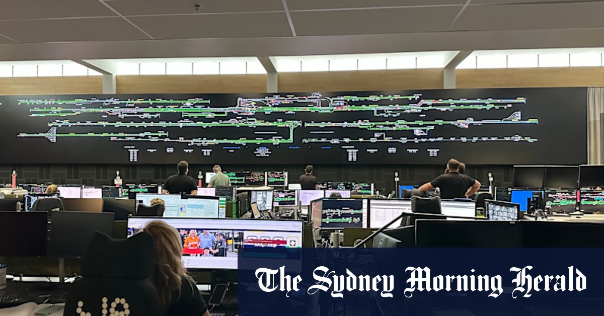Inside the room where officers control the entire Brisbane train network