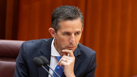 Shadow foreign affairs spokesman Simon Birmingham.