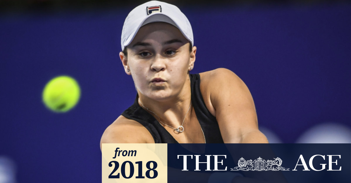 Ash Barty powers into Elite Trophy final in China