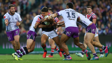 Roosters superstar Latrell Mitchell is backing the premiers to find yet another level in the NRL grand final.