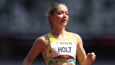 Isis Holt picked up a silver medal on Friday in the womenâs T35 100m final. 