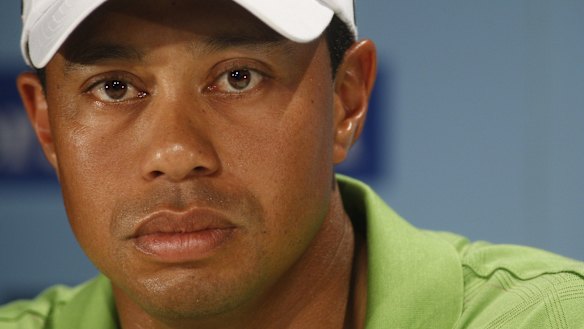 Tiger Woods during his trip to Melbourne in 2009.