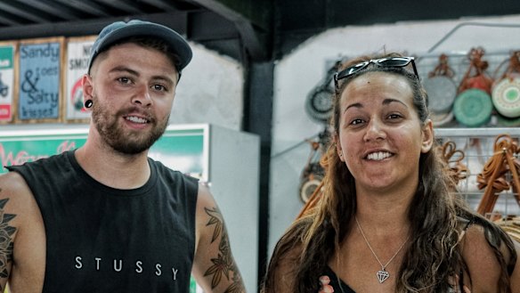 Rosa Hughes and her boyfriend Jake Rodgers are British tourists staying in Kuta.