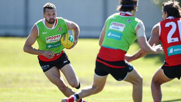 Jarryn Geary training in Noosa on Wednesday.