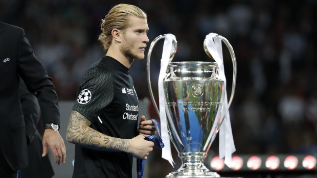 Taking the blame: Loris Karius has accepted responsibility for Liverpool's defeat by Real Madrid.