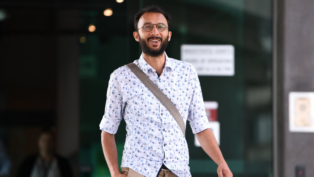 Greens councillor Jonathan Sri was arrested at Saturday's protest. 
 (File photo)