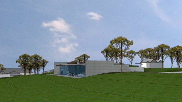 The concept plan for the Gulgong Natural History Museum, on Red Hill.
