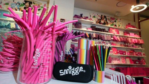 Smiggle provides a highlight for Solomon Lew's retail group, which has unveiled a new global strategy for the brand.