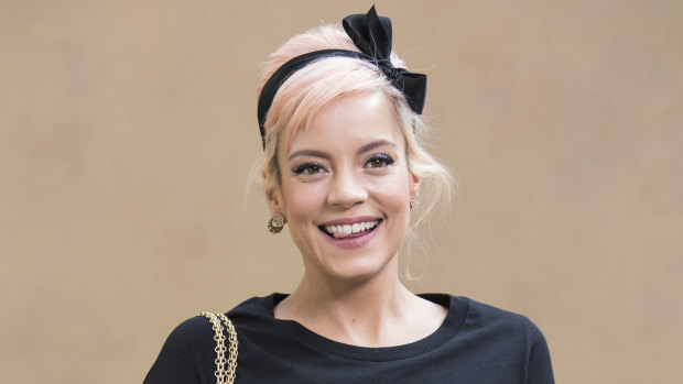Singer Lily Allen was also a guest on Tuesday night's episode. 