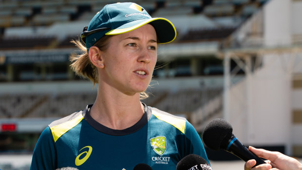 Open to suggestion: Rachael Haynes says she's comfortable at the top of the order.