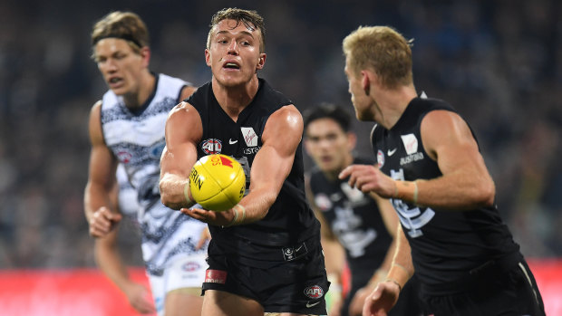 Bright spot: Patrick Cripps has managed to shine in trying conditions.