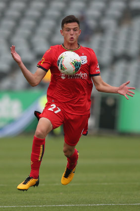 Adelaide's Louis D'Arrigo, another youngster making a name for himself in the A-League.