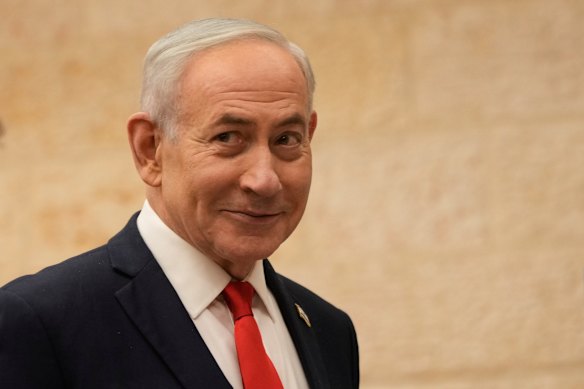 Israeli Prime Minister Benjamin Netanyahu.