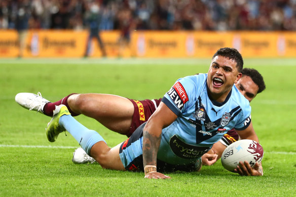 Latrell Mitchell was at his peak back in 2021.