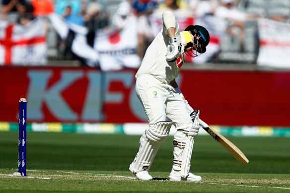 Australia’s Test captain Steve Smith battled for runs in Perth last week.