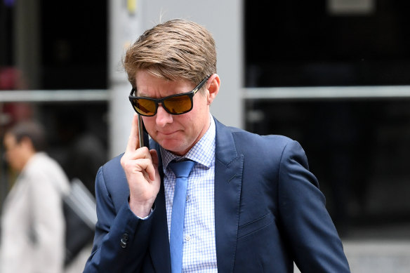 Jarrod McLean arrives to the Supreme Court on Wednesday.