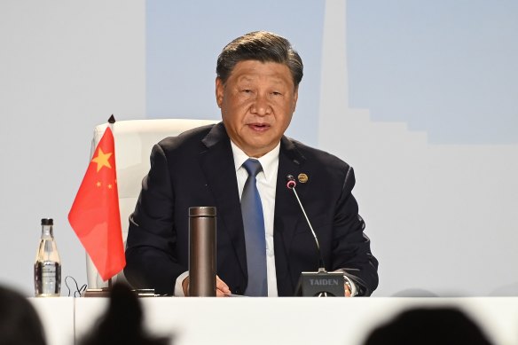 Not happy: Xi Jinping, China’s president.