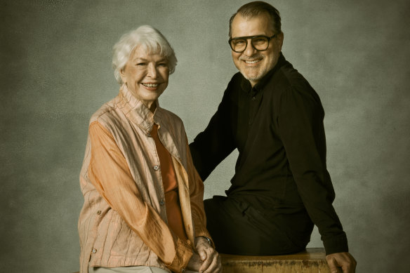Ellen Burstyn and director Kornél Mundruczó as the cameras roll at Disney Studios in Moore Park.
