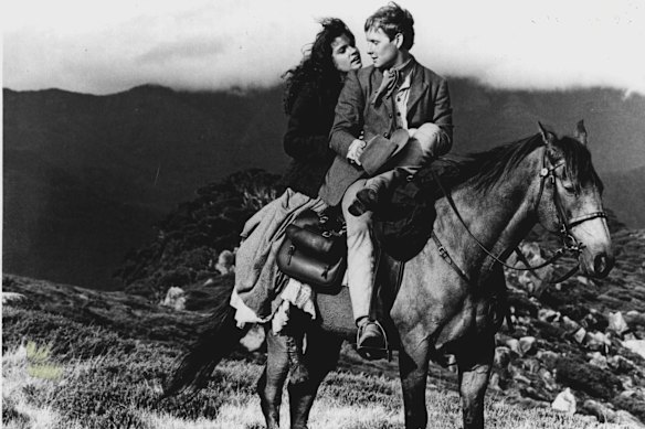 Sigrid Thornton and Tom Burlinson in 1982’s The Man From Snowy River.