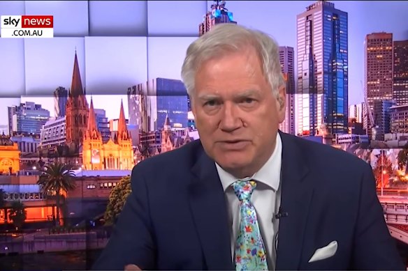 Herald Sun columnist Andrew Bolt is at work at Sky News.