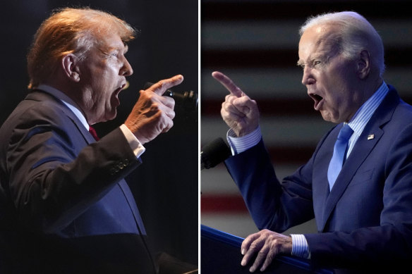 Donald Trump and Joe Biden are set to face off again.