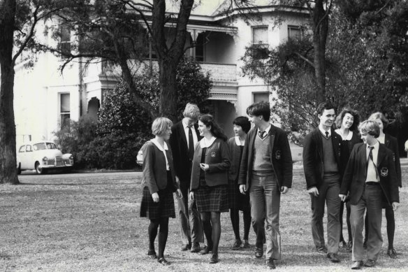 Year 12 James Ruse students in 1985.