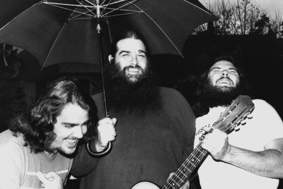 Canned Heat pictured in Sydney during their 1976 tour.
