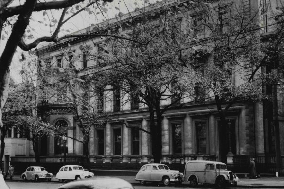 The Melbourne Club in Collins Street, 1967.