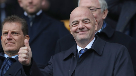 Gianni Infantino attended an English Championship match between Millwall and Norwich at the weekend.