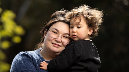 Melton resident Sara Masudy and her son, Atlas.