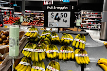 Bananas Coles beef Woolies