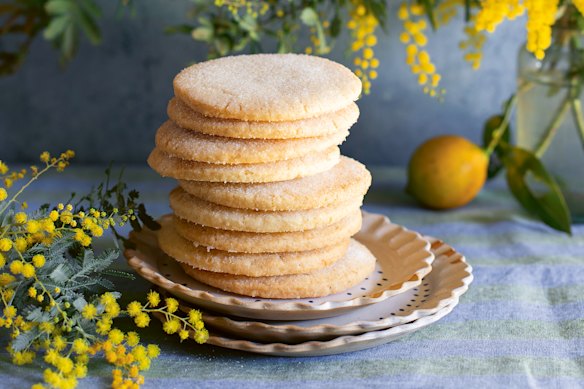 Very short lemon shortbread.