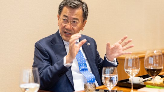 Japanese Ambassador Shingo Yamagami is an unusually forthright diplomat.