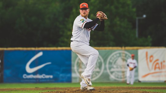 The imminent arrival of his third child and a trip to Japan for spring training are on the cards for Cavalry pitcher Steve Kent.