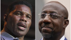 Republican candidate Herschel Walker and Democrat Senator Raphael Warnock. 