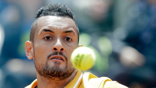 Serving up some gold: Nick Kyrgios didn't miss several of his contemporaries in a New York Times interview.